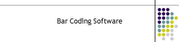 Bar Coding Software