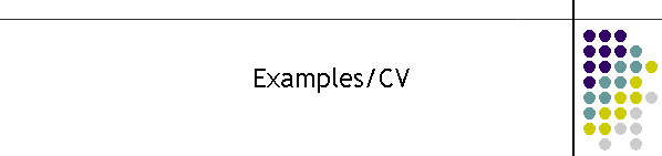 Examples/CV